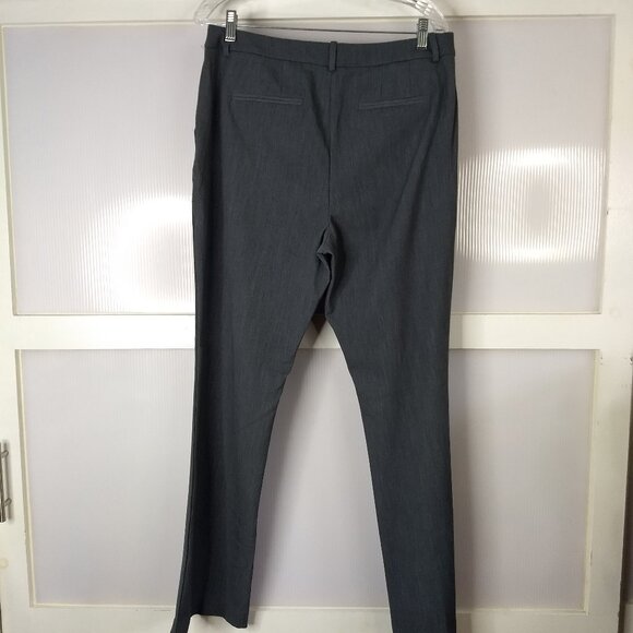 A New Day Heather Gray Career Work Stretch Curvy Size 14 NWT New Pants Slacks - Picture 4 of 9